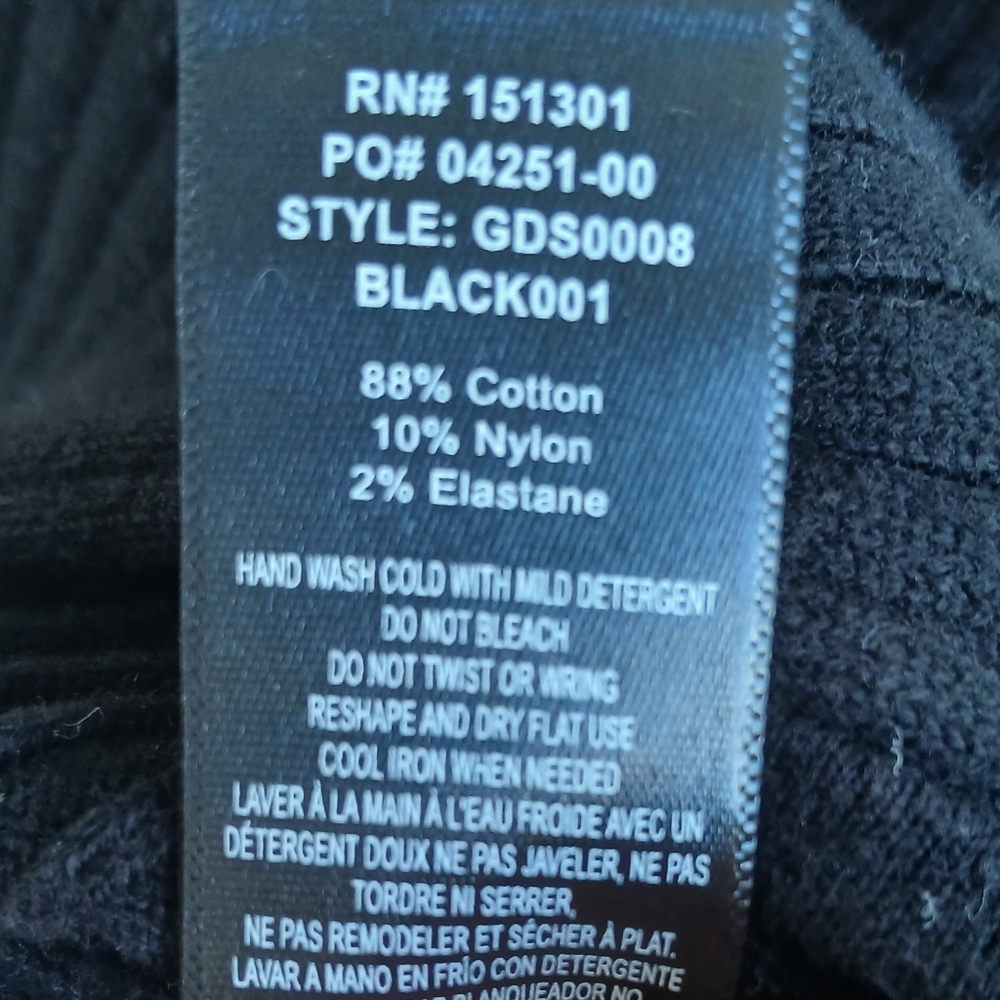 Good American Black Belted Body-Con V-Neck Dress Size 0 - Picture 4 of 6